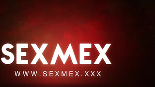 Mexican Bitch with Big Fake Tits Takes 2 Cocks