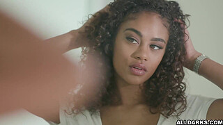 Ebony realtor Scarlit <censored> is waiting for her client Dillon Cox during open house.They become horny and started a hot sex inside the model house.