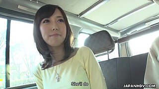 Japanese darling, Shiori Yamate sucks shaft, uncensored