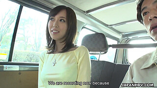 Japanese darling, Shiori Yamate sucks shaft, uncensored