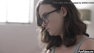 Insane busty teen DPed in a 4some sex at a therapy