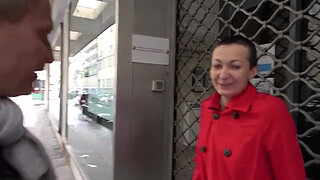 Skinny Russian model Aletta Black performs in an casting movie instead of her sister