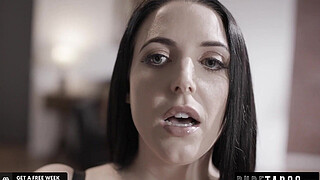 PURE TABOO Angela White Guides Her Shy Client Through An Intense Double-Facial Bukakke