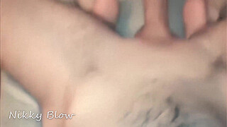 Our morning sex with huge creampie deep inside my pussy