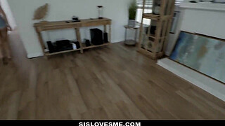 SisLovesMe - Hot Stepsis (Joseline Kelly) Fucks And Accidentally Bites Stepbros Shaft