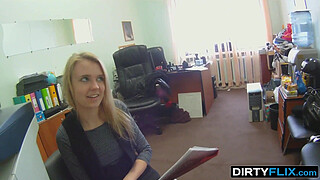 Dirty Flix - Fucking job interview Chloe Blue