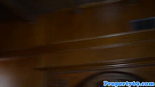 Skye West facialized during house viewing