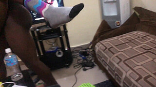 Hardcore Threeway on Teenage chick