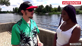 LETSDOEIT - Big Tits Ebony Teenager Sunny Star Is In For A Hot Ride With The Van Fuck