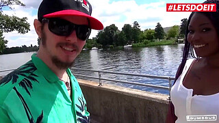 LETSDOEIT - Big Tits Ebony Teenager Sunny Star Is In For A Hot Ride With The Van Fuck