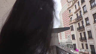 Alanis bangs a black dude: Flexible latina shows us her skills!