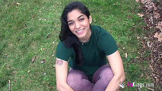 Alanis bangs a black dude: Flexible latina shows us her skills!