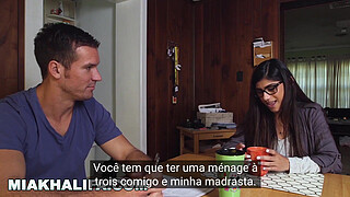 MIA KHALIFA - My boyfriend won't let me have a threeway so I had sex with two black men