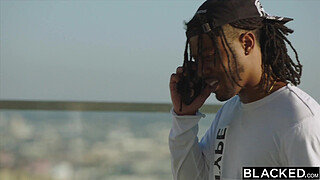 BLACKED BBC-hungry Blonde tracks down her celebrity crush