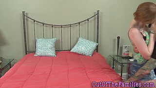 Real teen rides stepdad