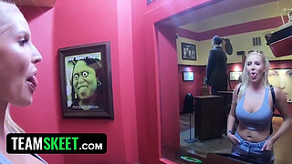 TeamSkeet Classics - Gorgeous Blonde Hooks Up With A Stranger And Bounces Her Huge Arse On His Face