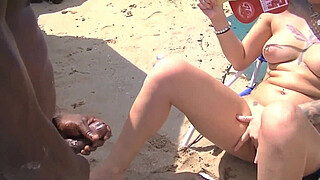 These are the Exhibitionist Wives I like to film flashing in public, Upskirt and teasing nude beach voyeurs!