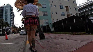 These are the Exhibitionist Wives I like to film flashing in public, Upskirt and teasing nude beach voyeurs!