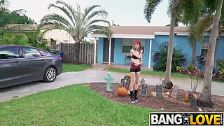 Alicia Williams Halloween Fuck Session on The Bus