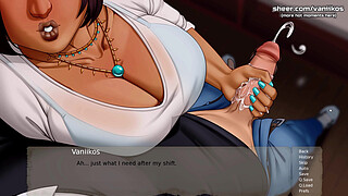 SHELTER An Apocalyptic Tale | Horny boss MILF with large boobies sucks bartender's big penis full of cum at work in public | My sexiest gameplay moments | Part #2