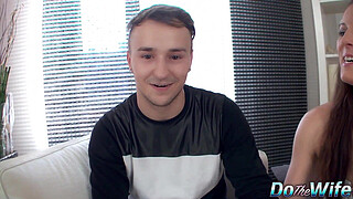 Housewife Valentina Ross Rides Her Way to Creampie Next to Her Cuck