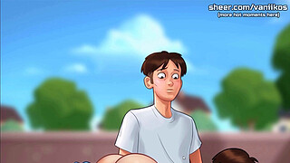 Summertime Saga[v0.18.5] | ALL SEX SCENES IN THE GAME | Huge Hentai Cartoon Porn Compilation