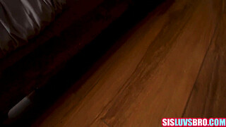 Helping my hot step sister to warm up