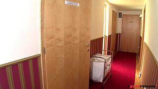 Secret 3some fuck meeting at hotel with Chelsey Lanette & Kira Queen