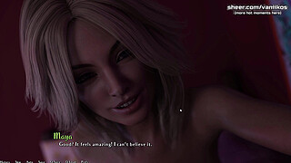 Being a DIK[v0.7] | Lesbian blonde teen with a nice butt and hot pussy tries her first big dick and gets an amazing orgasm | My sexiest gameplay moments | Part #37