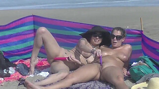 Exhibitionist Wife 484 Part 1 - Mrs Nikki Brooks And Mrs Ginary Go To The Nude Beach!