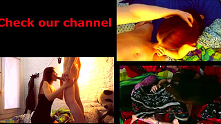 Romantic and real couple sex at home