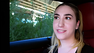 19 Year-old submissive drinks piss in woods, then crawls to the farm for her domination session