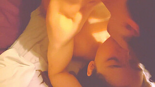 Romantic and hot sex! Couple in love having real sex