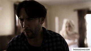 step Daughter get help from dad with anal problem