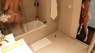 Spying On My Bestie And Her Boyfriend In The Shower