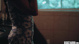 Horny Jane Wilde kneels between two ex boyfriends and revealed her wishes