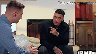 Horny Jane Wilde kneels between two ex boyfriends and revealed her wishes