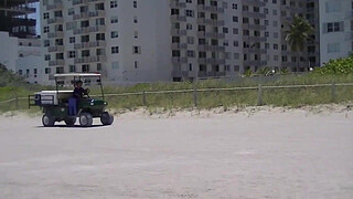 Exhibitionist Wife #114 - Nikki Brazil Micro Thong and TOpless On A Public Beach Dare!