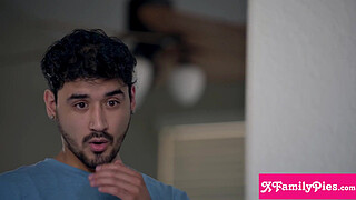 Teen step sister Kyler Quinn and hot friend Andi Rose get sticky with