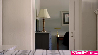 Perfect arse teen stepsister Madi Collins is so extra and needed help