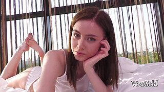 First Anal for 18yo Cutie Agata Briz Weighing Only 40 Kilograms with Stepdaddy