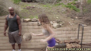 Interracial teen butt