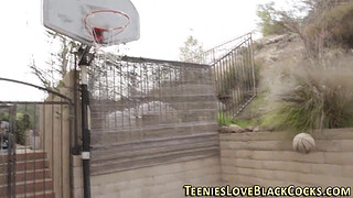 Interracial teen butt