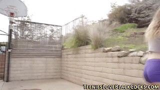 Interracial teen butt