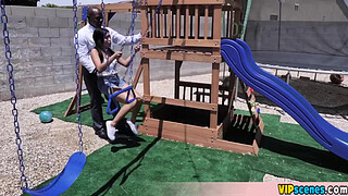 Extra small chinese teen pussy for a huge black shaft