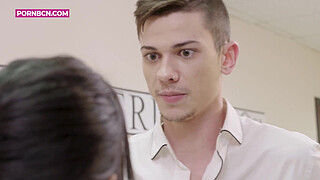 PENIS ADDICTION ( FOR WOMEN ) Booty fucking hardcore new young boy of the office with big shaft Tommy Cabrio 4K