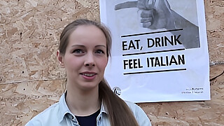 GERMAN SCOUT - CUTE TEEN KINUSKI TALK TO REAL LEG SHAKING ORGASM CASTING