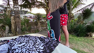 I MET THE BLACK GUY ON THE BEACH AND I ENDED UP GIVING HIM THE BOOTY IN FRONT OF THE HORN