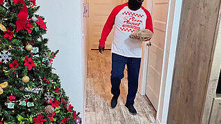 I jerk off the delivery man cum on the chicken salad and eat it, after he lick my big fat pussy - BBW SSBBW cum swallow, big arse, thick butt, big fat booty, fat pussy, hijab, cum load, BBW pussy eating, massive, butthole closeup, point of view, BBW Doggy