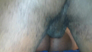 Thot in Texas - Shaved African American Cunt Thick Oozing Creampie in ebony Milf